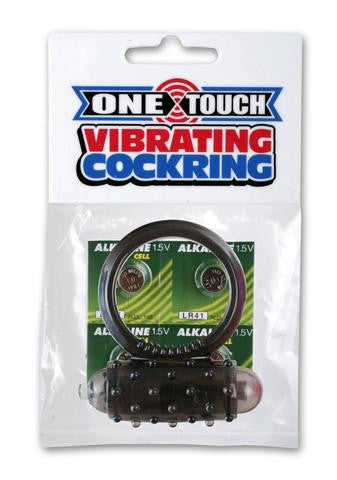 Mini One-Touch Cock Ring - Smoke