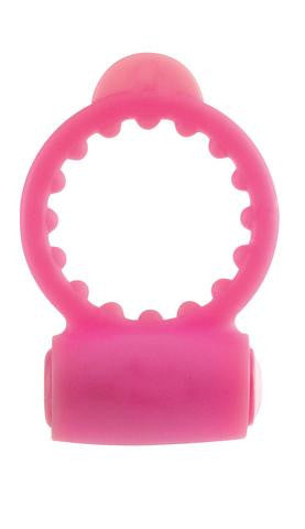 Neon Vibrating Cockring - Pink