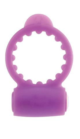 Neon Vibrating Cockring - Purple