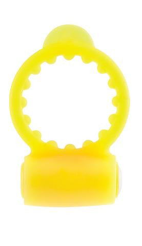 Neon Vibrating Cockring - Yellow