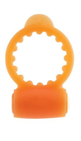 Neon Vibrating Cockring - Orange