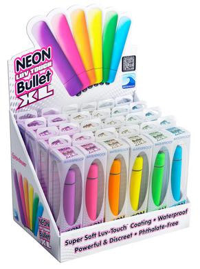 Neon Luv Touch Bullet Xl - 24 Piece Display