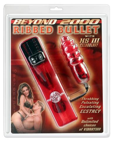 Beyond 2000 Ribbed Bullet - Red