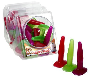 Mini Jelly Butt Plug - Bowl of 36