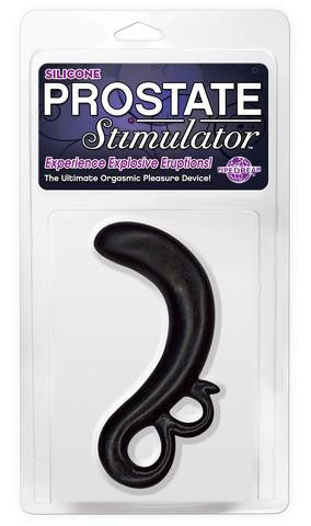 Silicone Prostate Stimulator Curve - Black