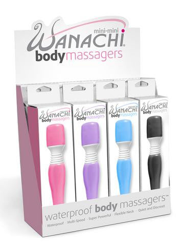 Mini-Mini Wanachi Body Massagers - 8 Piece Display