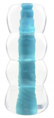 Neon Luv Touch Neon Jelly Stroker - Blue