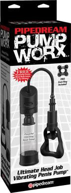 Pump Worx Ultimate Head Job Vibrating Penis Pump