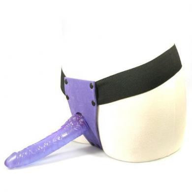 Sensual Comfort Strap-On Dildo - Purple