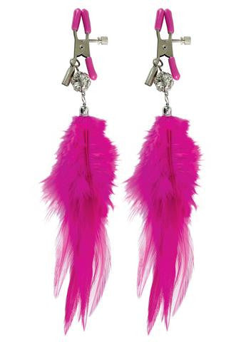 Fetish Fantasy Series Fancy Feather Nipple Clamps