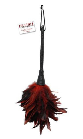 Fetish Fantasy Series Frisky Feather Duster - Red