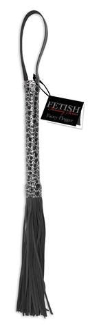 Fetish Fantasy Series Designer Flogger - Black