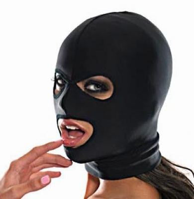 Fetish Fantasy Series Spandex 3 Hole Hood