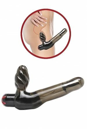 Fetish Fantasy Series Vibrating Strapless Strap-On - Smoke