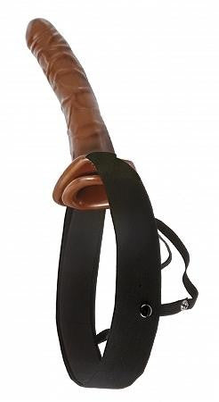 Fetish Fantasy Series 10-inch Chocolate Dream Hollow Strap-On