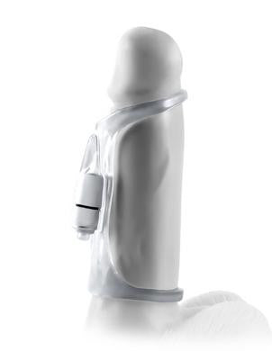 Fantasy X-tensions Vibrating  Cock Sling - Clear