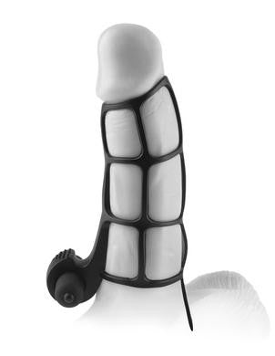 Fantasy X-tensions Deluxe  Silicone Power Cage - Black