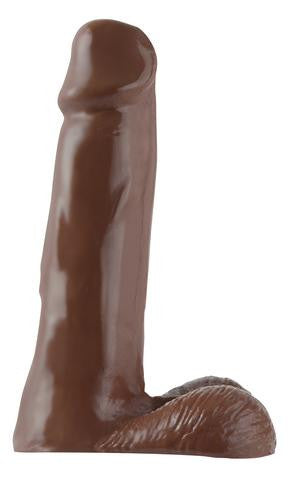 Basix Rubber Works - 8-Inch Dong - Brown