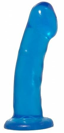 Basix Rubber Works - 6.5-inch Dong with Suction Cup - Blue