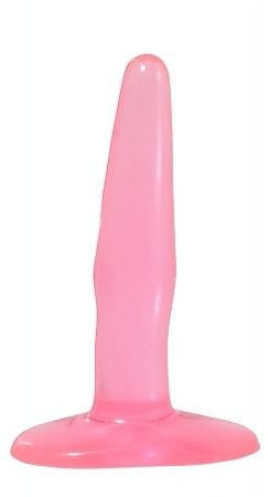 Basix Rubber Works - Mini Butt Plug - Pink