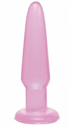 Basix Rubber Works Beginners Butt Plug - Pink