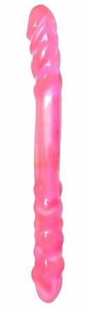 Basix Rubber Works - 16-inch Double Dong - Pink