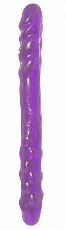 Basix Rubber Works - 16-inch Double Dong - Purple