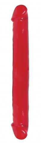 Basix Rubber Works 12-inch Double Dildo - Red