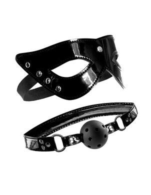 Fetish Fantasy Limited Edition  Masquerade Mask and Ball Gag