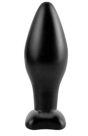 Anal Fantasy Collection Medium Silicone Plug - Black