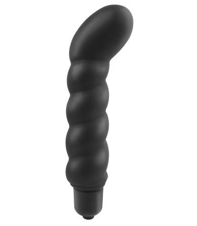 Anal Fantasy Collection Ribbed P-Spot Vibe - Black