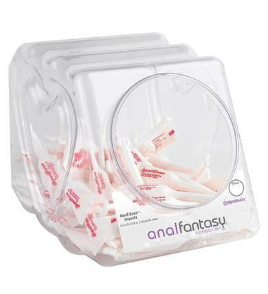 Anal Fantasy Collection Anal Eaze Insertz - 72 Pieces Fishbowl Display