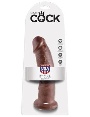 King Cock 9-inch Cock - Brown