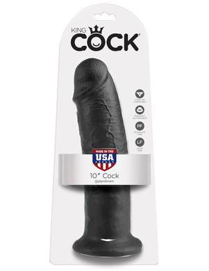 King Cock 10-inch Cock - Black