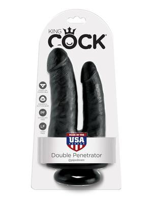 King Cock Double Penetrator  - Black