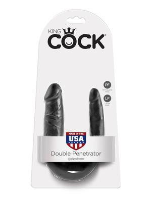 King Cock Small Double  Trouble - Black