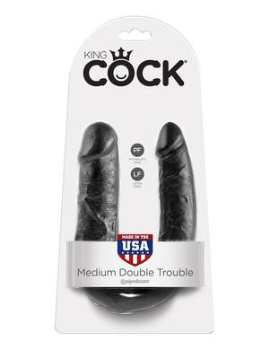 King Cock Medium Double  Trouble - Black