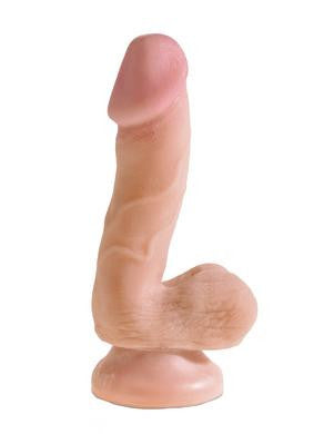 King Cock 6.5 Inch Dual Density Cock with Balls