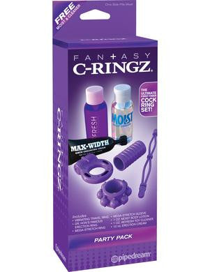 Fantasy C-ringz Party Pack - Purple