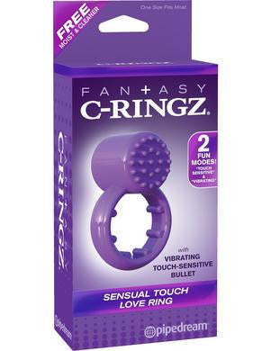 Fantasy C-ringz Sensual Touch Love Ring - Purple