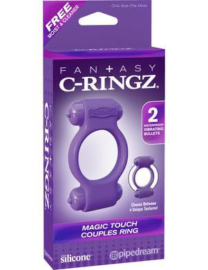 Fantasy C-ringz Magic Touch Couples Ring - Purple