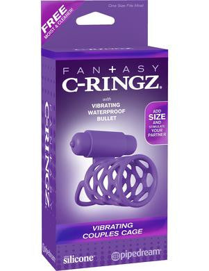 Fantasy C-ringz Vibrating Couples Cage