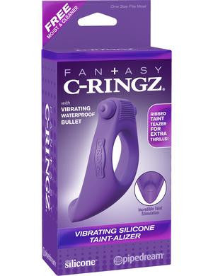 Fantasy C-ringz Vibrating Silicone Taint-alizer