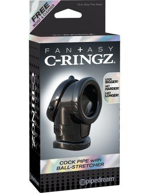 Fantasy C-ringz Cock Pipe with Ball-stretcher