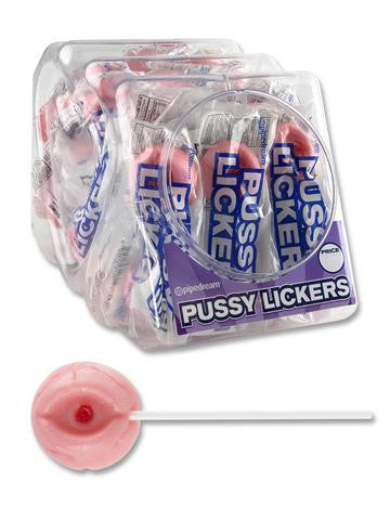 Pussy Lickers Lollipops - 48 Pieces Display