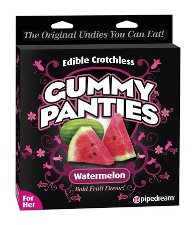 Edible Crotchless Gummy Panties - Watermelon