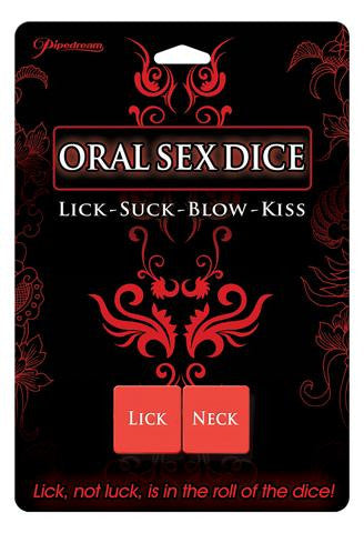 Oral Sex Dice Lick-Suck-Blow-Kiss