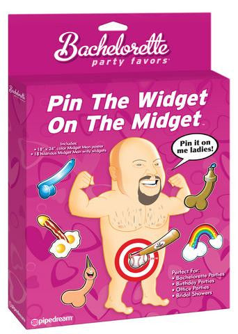 Bachelorette Party Favors Pin The Widget On The Midget