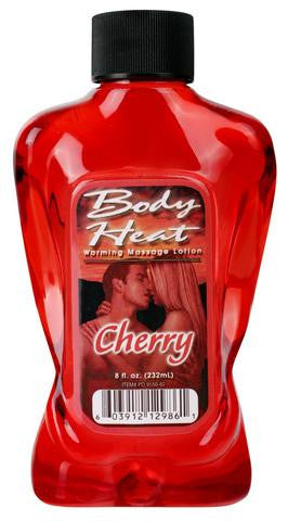 Body Heat Warming Massage Lotion Cherry - 8 oz.