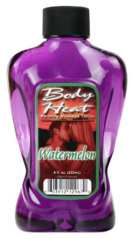 Body Heat Warming Massage Lotion Watermelon - 8 oz.